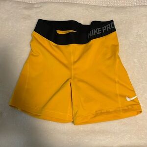 Yellow Nike Pros